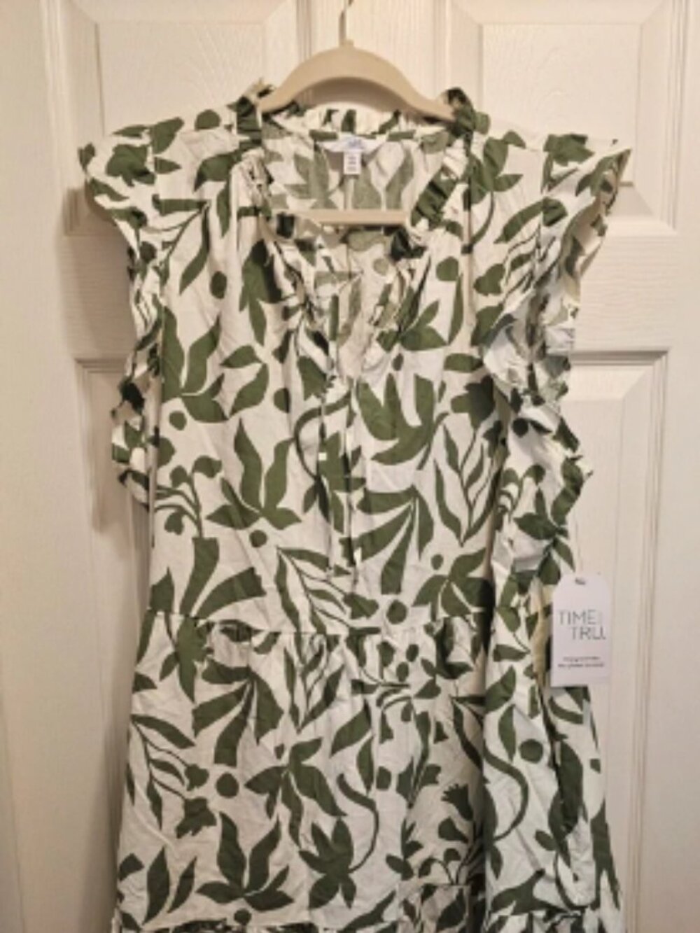 NWT Time and True Foliage Mini Dress, Size XXL